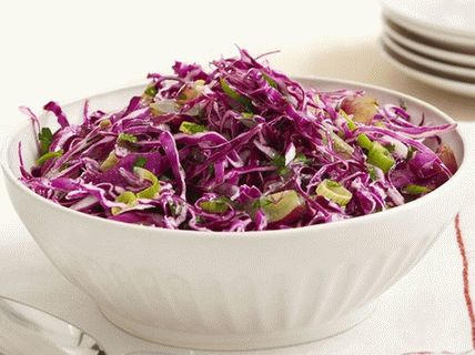Foto Rotkohlsalat mit Trauben