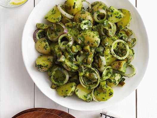 Fotosalat mit Bratkartoffeln