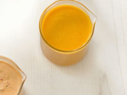Foto Salatdressing aus Möhren mit Ingwer