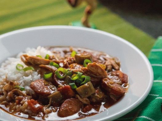 Photo Der beste Gumbo mit Huhn