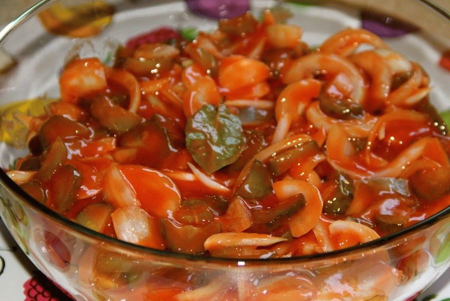 Hering in Gemüsesauce