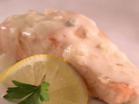 Foto Lachs mit Sauce
