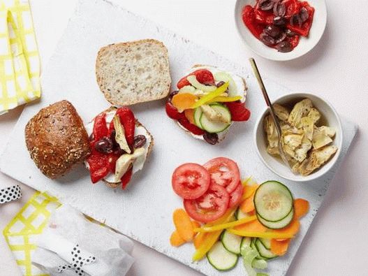 Photo Pan-Bathhouse Sandwich mit Artischocken