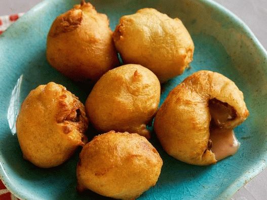 Foto von frittierten Schokoladeneiern
