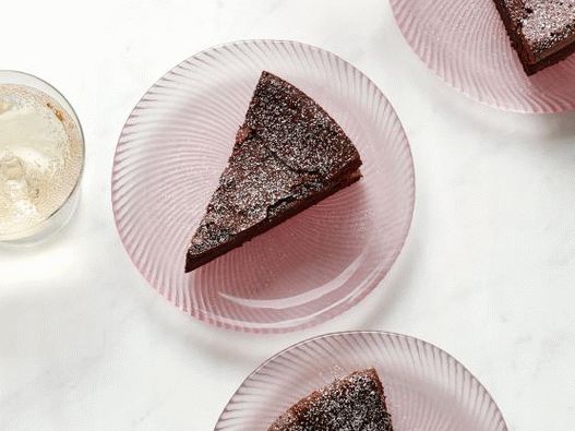 Foto von Julia Childs mehlfreiem Schokoladenkuchen