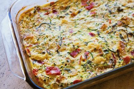 Photo Käse Auflauf mit Gemüse