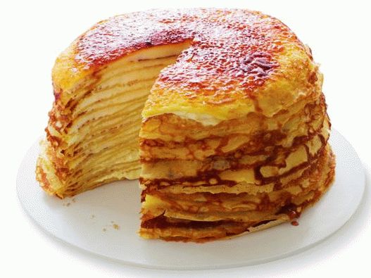 Photo Sweet Pancake Cake mit Frischkäsecreme