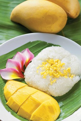 Photo Sweet Dessert von Sticky Coconut Rice