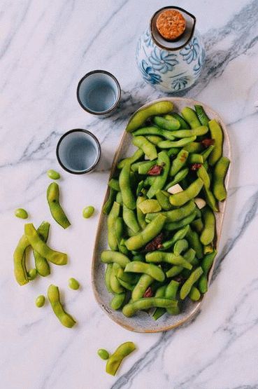 Foto Edamame Sojabohnen