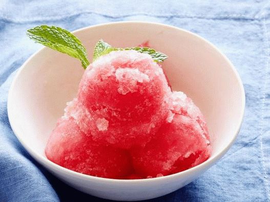 Foto von Wassermelonensorbet