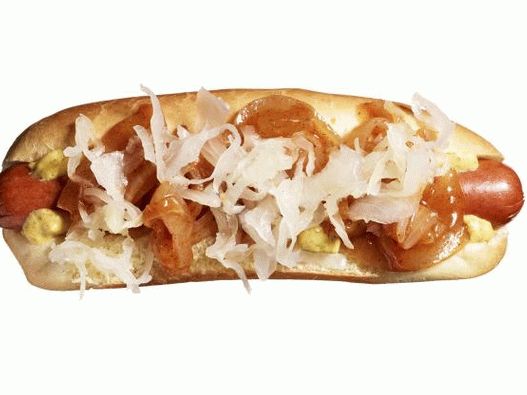 New Yorker Hot Dog Wurst Foto