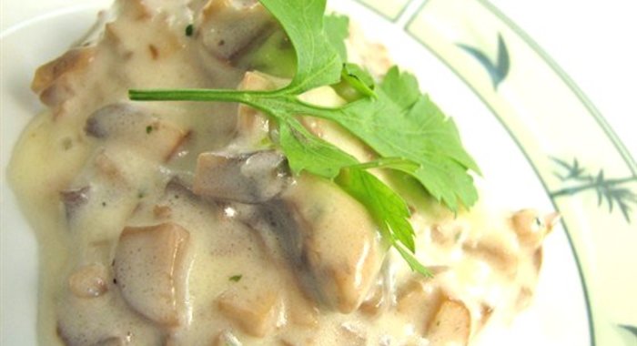 Getrocknete Pilzsauce