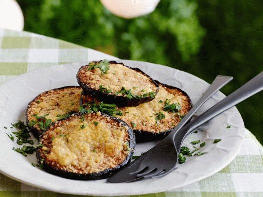 Foto Auberginensteaks mit Käse