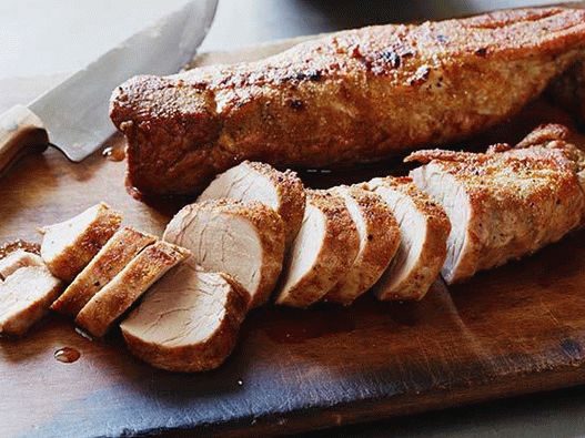 Photo Schweinefilet im Ofen mit Chipotle-Pfeffer-Sauce