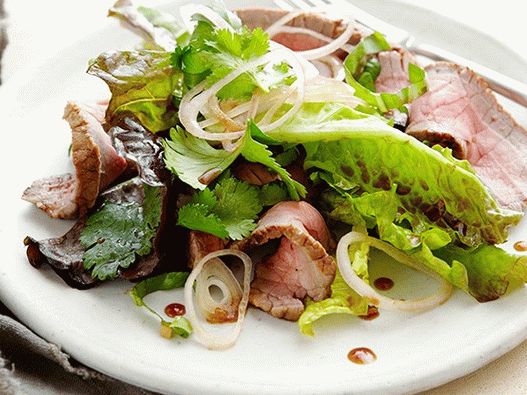Photo Thai Salat mit gegrilltem Rindfleisch