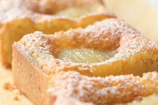 Fototorte mit Birnen