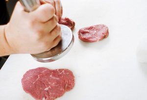 Kalbfleisch unter Ananas