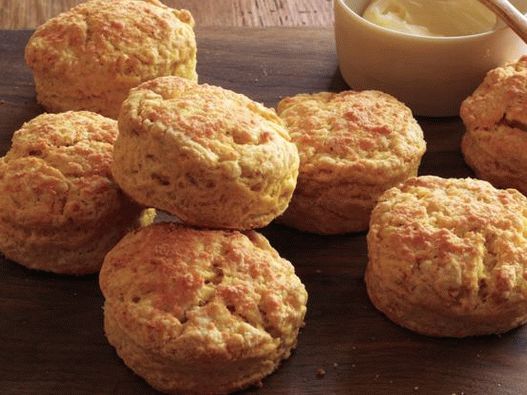 Foto Kürbisbrötchen aus Mürbteig mit Käse