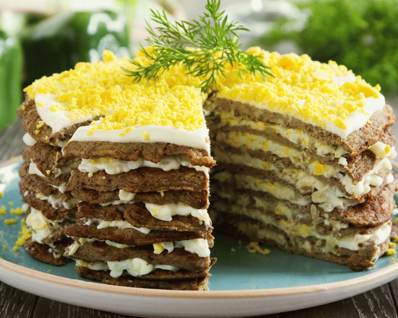 Hühnerleberkuchen