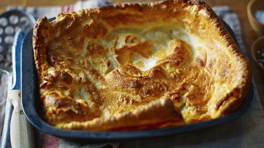 Foto traditioneller Yorkshire Pudding