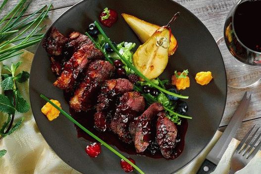 Foto Gegrillte Entenbrust in Gewürzen