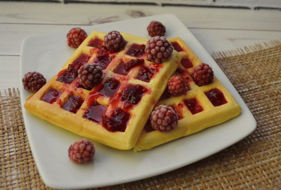 Maismehlwaffeln