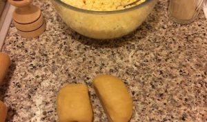 Knödel mit Suluguni