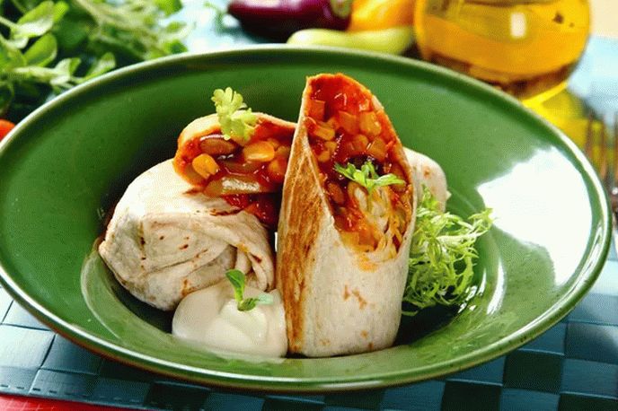 Vegetarischer Burrito