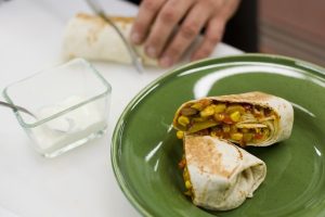 Vegetarischer Burrito