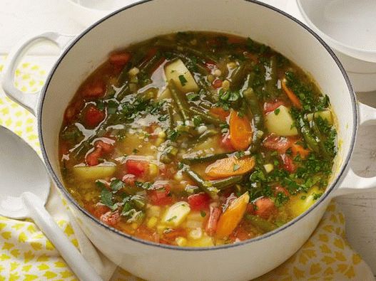 Foto Vegetarische Bohnensuppe