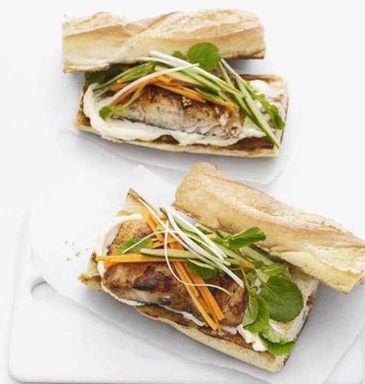 Foto vietnamesisches Sandwich