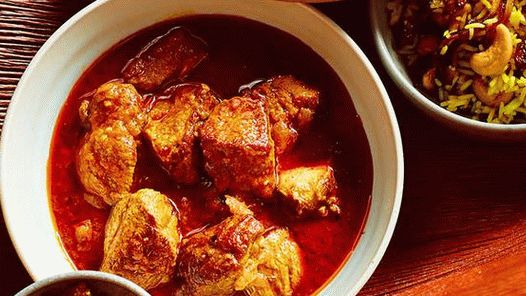 Foto von Vindaloo aus Schweinefleisch
