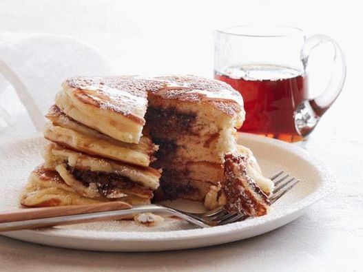 Foto des Gerichts - Mit Nutella gefüllte Pfannkuchen