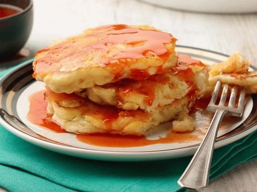 Foto des Gerichts - Pfannkuchen mit Nudeln und Käse
