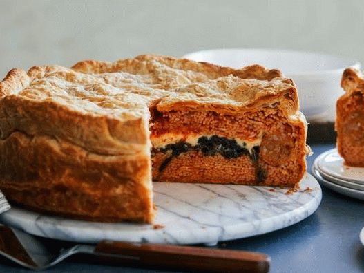 Foto des Gerichts - Blätterteigpastete gefüllt mit Cappellinipaste