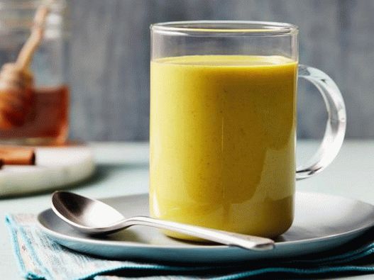 Foto des Gerichts - Latte in Kokosmilch mit Kurkuma