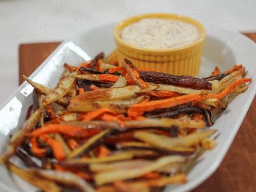 Foto des Gerichts - Gemüsesticks mit Aioli-Sauce
