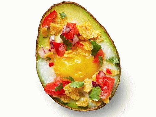 Foto des Gerichts - Spiegeleier in Avocado
