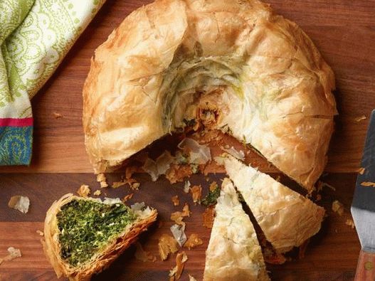 Foto des Gerichts - Spanakopita in der Kuchenform