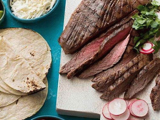 Foto des Gerichts - Flankensteak in gegrillter Tequila-, Knoblauch- und Limettenmarinade