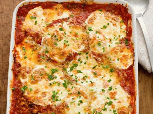 Fotogerichte - Gebackene Portobello-Pilze mit Käse