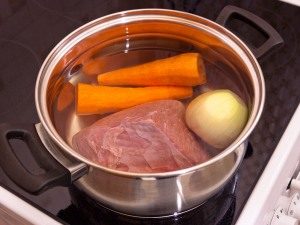 Geliertes Rindfleisch