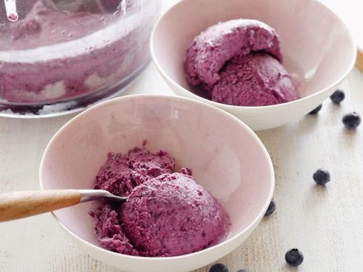 Foto von Frozen Blueberry Yogurt