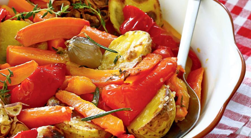 Gebackenes Mischgemüse