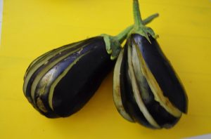 Gebackene Aubergine