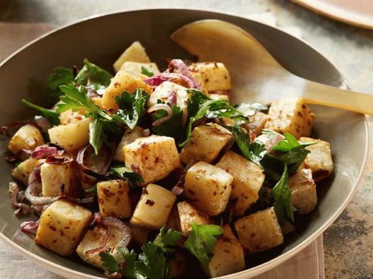 Photo Baked Sellerie-Wurzel-Ernte