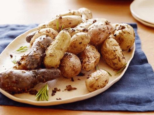 Foto gebackene Fingerkartoffel
