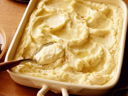 Foto gebackene Kartoffelpüree