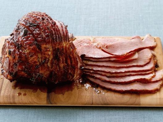 Photo Gebackener Schinken in Orangen-Feigen-Glasur