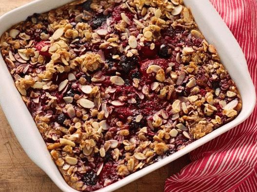 Photo Haferflockenauflauf mit Beeren